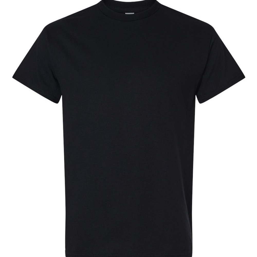Black Gildan Men’s T Shirt 5000 (100%Cotton) Pack Of 3 - Picture 1 of 1